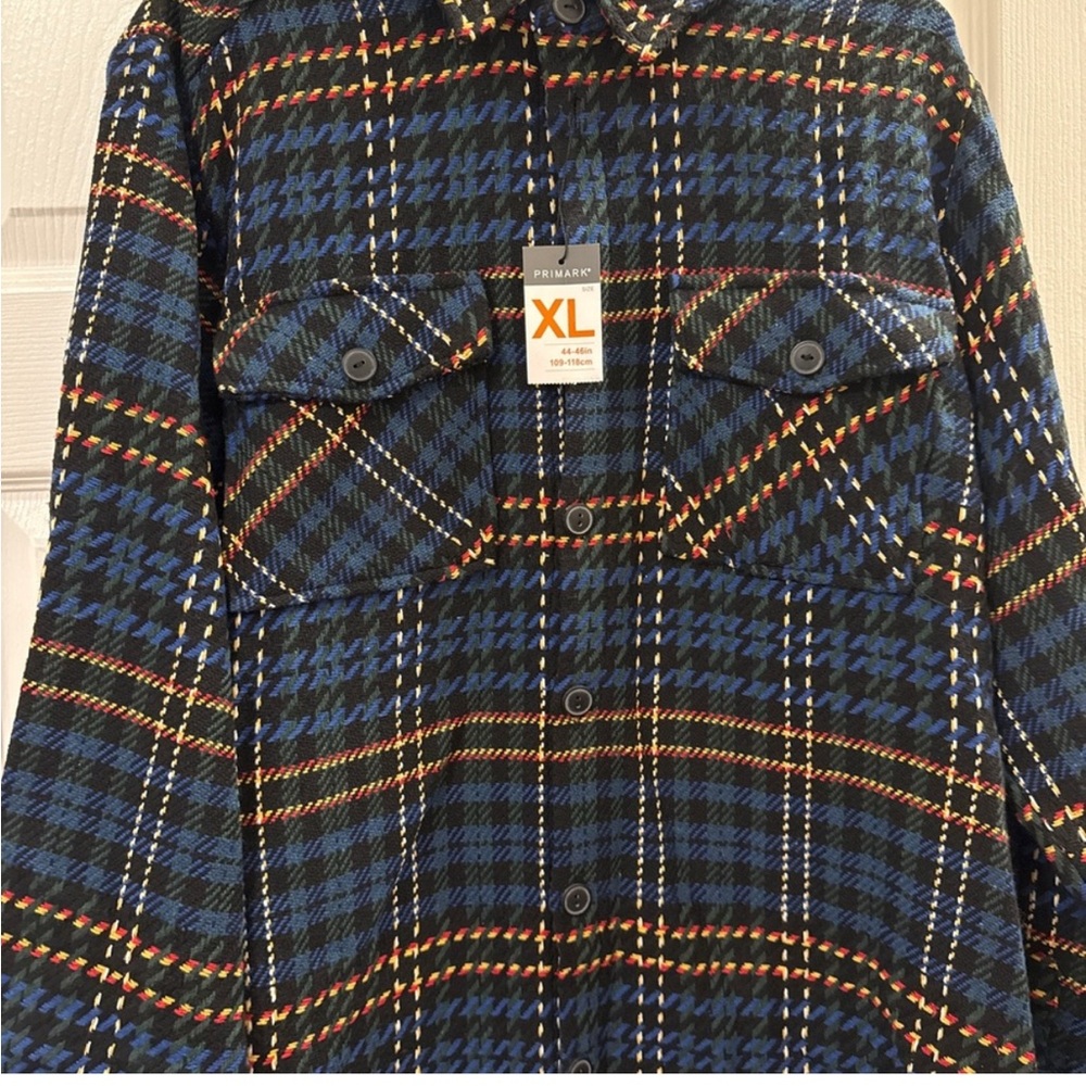 Primark Multicolor Plaid Shirt Jacket